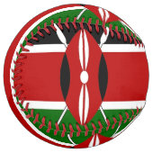 ケニア国旗を掲げた愛国的なソフトボール ソフトボール (正面左)