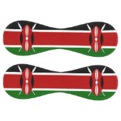 ケニア国旗を掲げた愛国的なソフトボール ソフトボール (パネル)