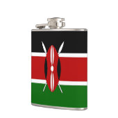 ケニア国旗を掲げた愛国的な特別なフラスコ フラスク (左)