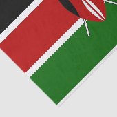 ケニア国旗を掲げた愛国的ティッシュペーパー 薄葉紙 (詳細)