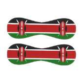 ケニア国旗を掲げた愛国野球 野球ボール (パネル)