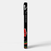 ケニア国旗インスパイアJambo歓迎デザインアート Case-Mate iPhoneケース (裏面 / 左)