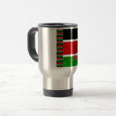 ケニア国旗トゥコパモハ トラベルマグ (正面左)
