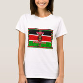 ケニア国旗トゥコパモハ Tシャツ (正面)