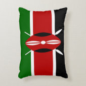 ケニア国旗 アクセントクッション (正面(垂直))