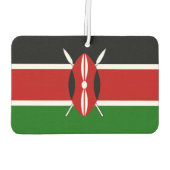ケニア国旗 カーエアーフレッシュナー (裏面)