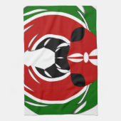 ケニア国旗 キッチンタオル (縦)