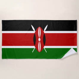 ケニア国旗（ケニア） ビーチタオル