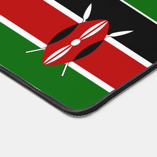 ケニア国旗 デスクマット (コーナー)