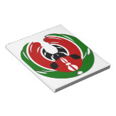 ケニア国旗 ノートパッド (アングル)