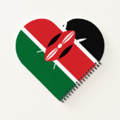 ケニア国旗 ノートブック (裏面)