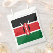 ケニア国旗 フェイバーバッグ (クリップ留めされた状態)