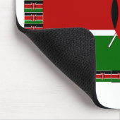 ケニア国旗 マウスパッド (コーナー)