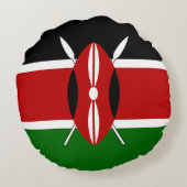 ケニア国旗 ラウンドクッション (裏面)