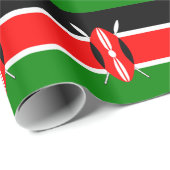 ケニア国旗 ラッピングペーパー (ロールコーナー)