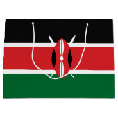 ケニア国旗 ラージペーパーバッグ (正面)