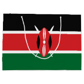 ケニア国旗 ラージペーパーバッグ (裏面)
