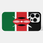 ケニア国旗 iPhoneケース (裏面横)