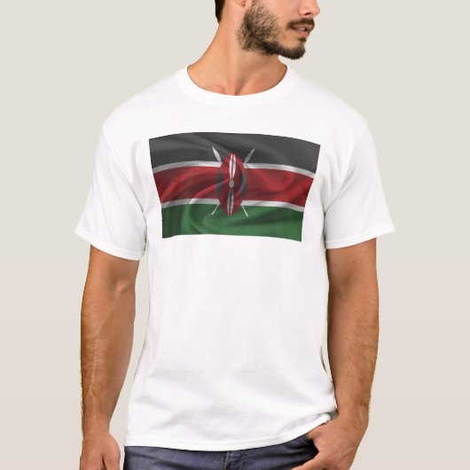 ケニア国旗 Tシャツ (正面)
