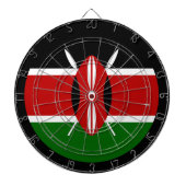 ケニア国旗Dartboard & Kenya /ゲーム盤 ダーツボード (正面)