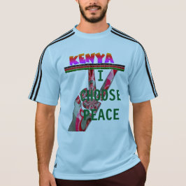 ケニア大統領の選挙私は平和を選ぶ Tシャツ