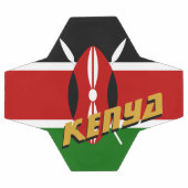 ケニア愛国的なサッカー&ケニア国旗/スポーツ サッカーボール (フラット)