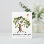 ケニア自然諺 ポストカード (スタンド正面)