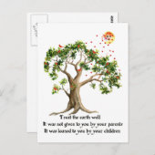 ケニア自然諺 ポストカード (正面/裏面)