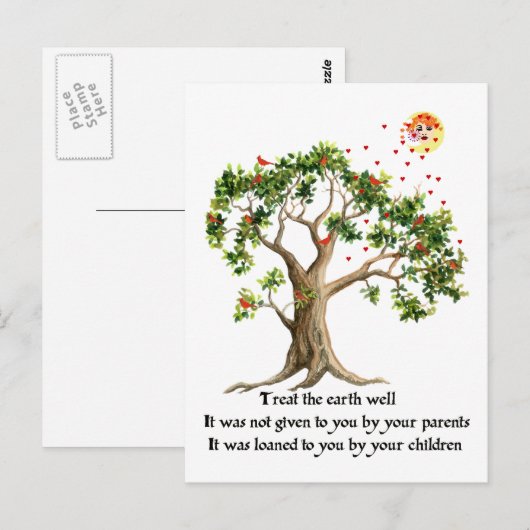 ケニア自然諺 ポストカード (正面/裏面)