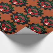 ケニア蝶フラッグアート – ハクナマタタパティオティック ラッピングペーパー (角)