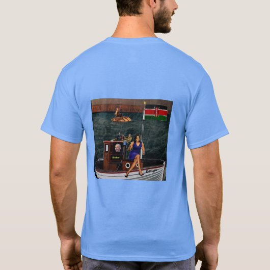 ケニア行き Tシャツ (裏面)