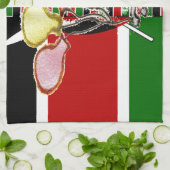 ケニア誕生日 キッチンタオル (折り畳み)