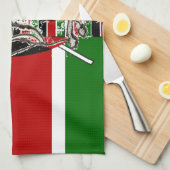 ケニア誕生日 キッチンタオル (四つ折り)