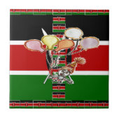 ケニア誕生日 タイル (正面)