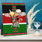 ケニア誕生日 フォトプラーク (側面)