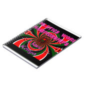 ケニア陸上競技世界選手権:くるくる回る旗 ノートブック (左側)