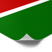 ケニア・アフリカ国旗 ポスター (角)