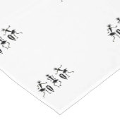 ケニア、アフリカ美術、ダン感動的ス ショートテーブルランナー (コーナー)