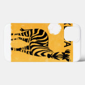 ケニア・アフリカ・ヴィンテージ旅行ポスター復元 Case-Mate iPhoneケース (裏面 (横))