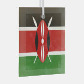 ケニア ガラスオーナメント (正面右)