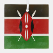 ケニア ガラスオーナメント (裏面)