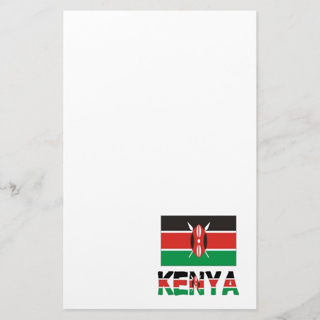 ケニア・ケニア国旗 (正面)