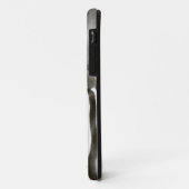 ケニア シマウマと草原のモノクロ Case-Mate iPhoneケース (裏面/左)