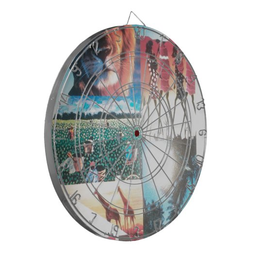 ケニア ダーツボード (正面左)