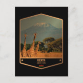 ケニア ポストカード (正面)