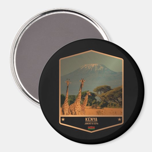 ケニア マグネット (正面/裏面)