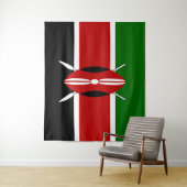 ケニア・マサイ国旗Bendera ya Kenya タペストリー (インサイチュ)