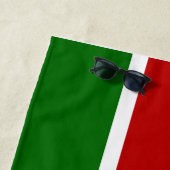 ケニア・マサイ国旗Bendera ya Kenya ビーチタオル (インサイチュ)