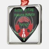 ケニア メタルオーナメント (左)