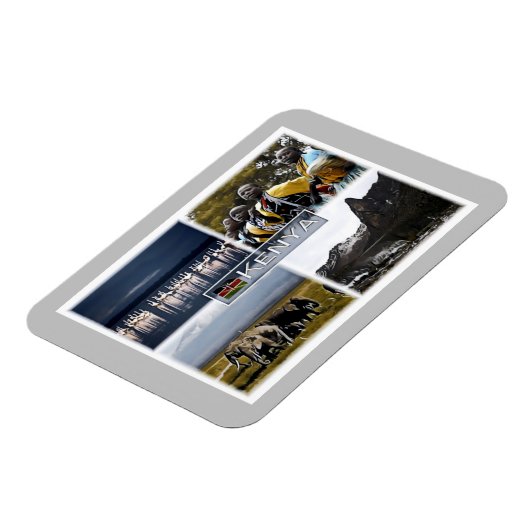 ケニア – モザイク –  マグネット (左側)